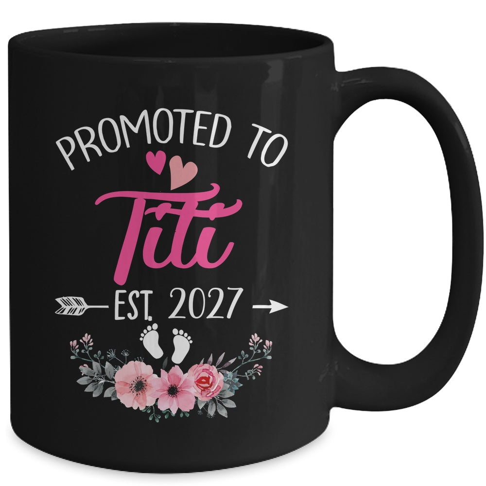 Promoted To Titi Est 2027 Mothers Day First Time Mug | teecentury