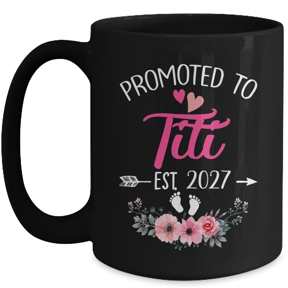Promoted To Titi Est 2027 Mothers Day First Time Mug | teecentury