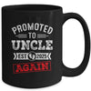 Promoted To Uncle Again 2025 Pregnancy Announcement Mug | teecentury