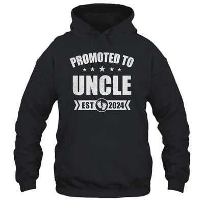 Promoted To Uncle Est 2024 Fathers Day First Time New Uncle Shirt & Hoodie | teecentury