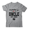Promoted To Uncle Est 2024 First Time Fathers Day Shirt & Hoodie | teecentury