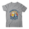 Promoted To Uncle Est 2024 First Time Fathers Day Vintage Shirt & Hoodie | teecentury