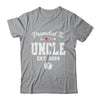 Promoted To Uncle Est 2024 Funny First Time Fathers Day Shirt & Hoodie | teecentury