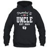 Promoted To Uncle Est 2024 Funny First Time Fathers Day Shirt & Hoodie | teecentury
