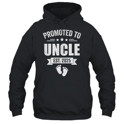 Promoted To Uncle Est 2025 Fathers Day First Time New Uncle Shirt & Hoodie | teecentury