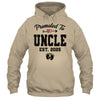 Promoted To Uncle Est 2025 First Time Fathers Day Shirt & Hoodie | teecentury