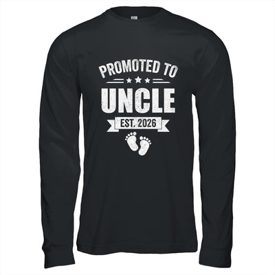 Promoted To Uncle Est 2026 Fathers Day First Time New Uncle Shirt & Hoodie | teecentury