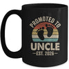 Promoted To Uncle Est 2026 Fathers Day Vintage Mug | teecentury