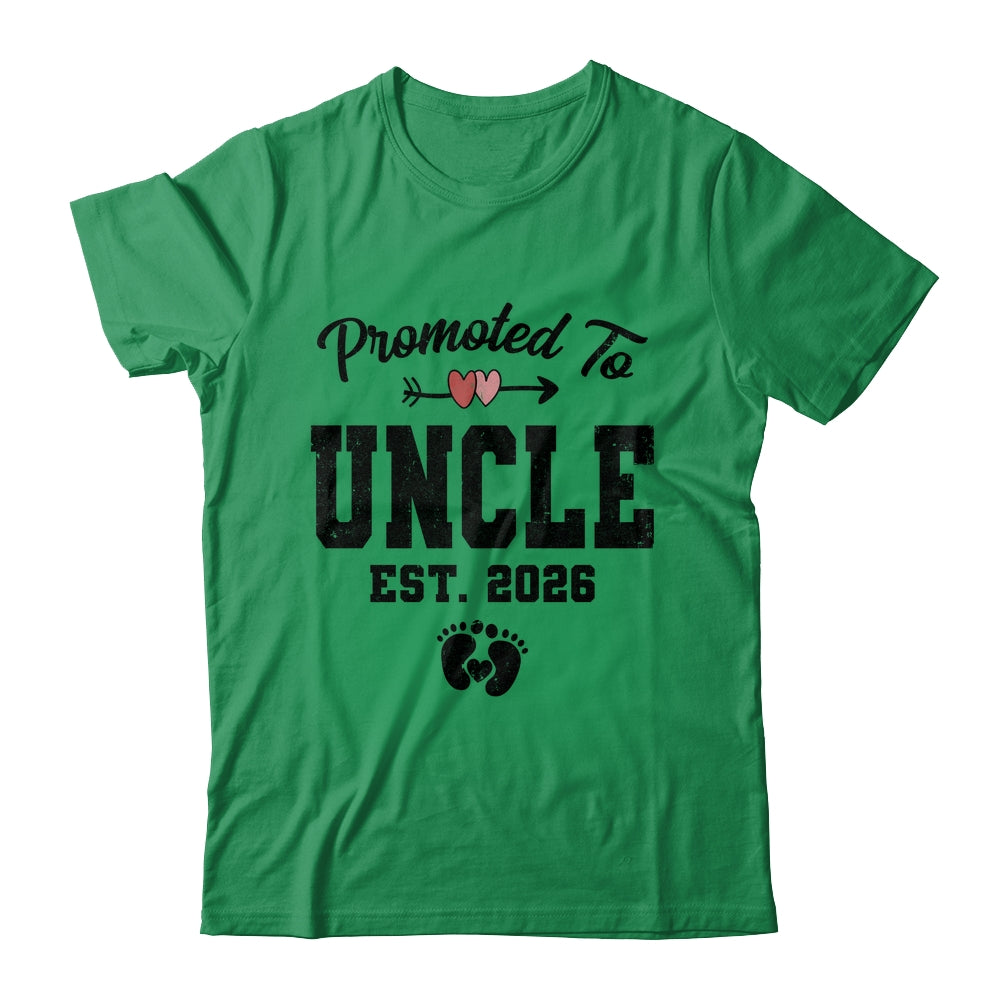 Promoted To Uncle Est 2026 First Time Fathers Day Shirt & Hoodie | teecentury