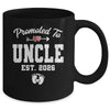 Promoted To Uncle Est 2026 Funny First Time Fathers Day Mug | teecentury