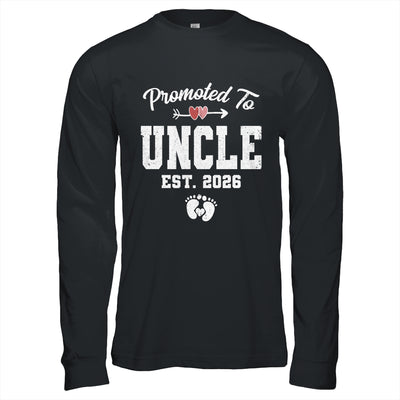 Promoted To Uncle Est 2026 Funny First Time Fathers Day Shirt & Hoodie | teecentury