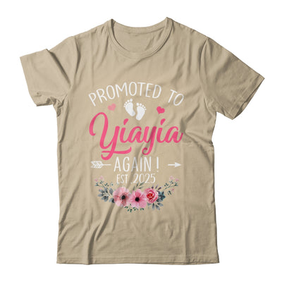 Promoted To Yiayia Again Est 2025 Mothers Day Shirt & Tank Top | teecentury