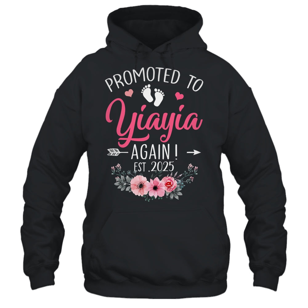 Promoted To Yiayia Again Est 2025 Mothers Day Shirt & Tank Top | teecentury