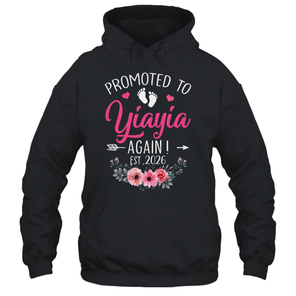 Promoted To Yiayia Again Est 2026 Mothers Day Shirt & Tank Top | teecentury
