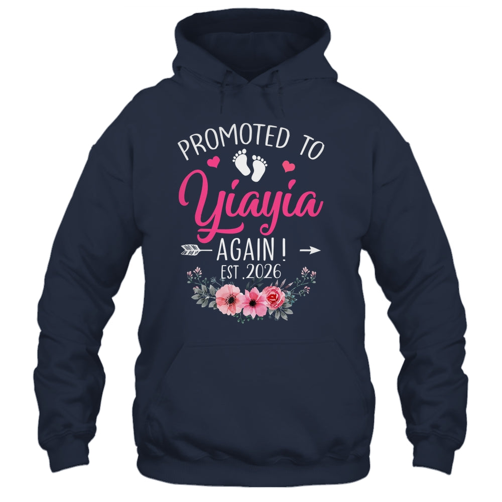 Promoted To Yiayia Again Est 2026 Mothers Day Shirt & Tank Top | teecentury
