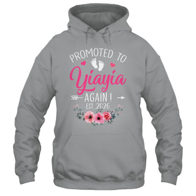 Promoted To Yiayia Again Est 2026 Mothers Day Shirt & Tank Top | teecentury