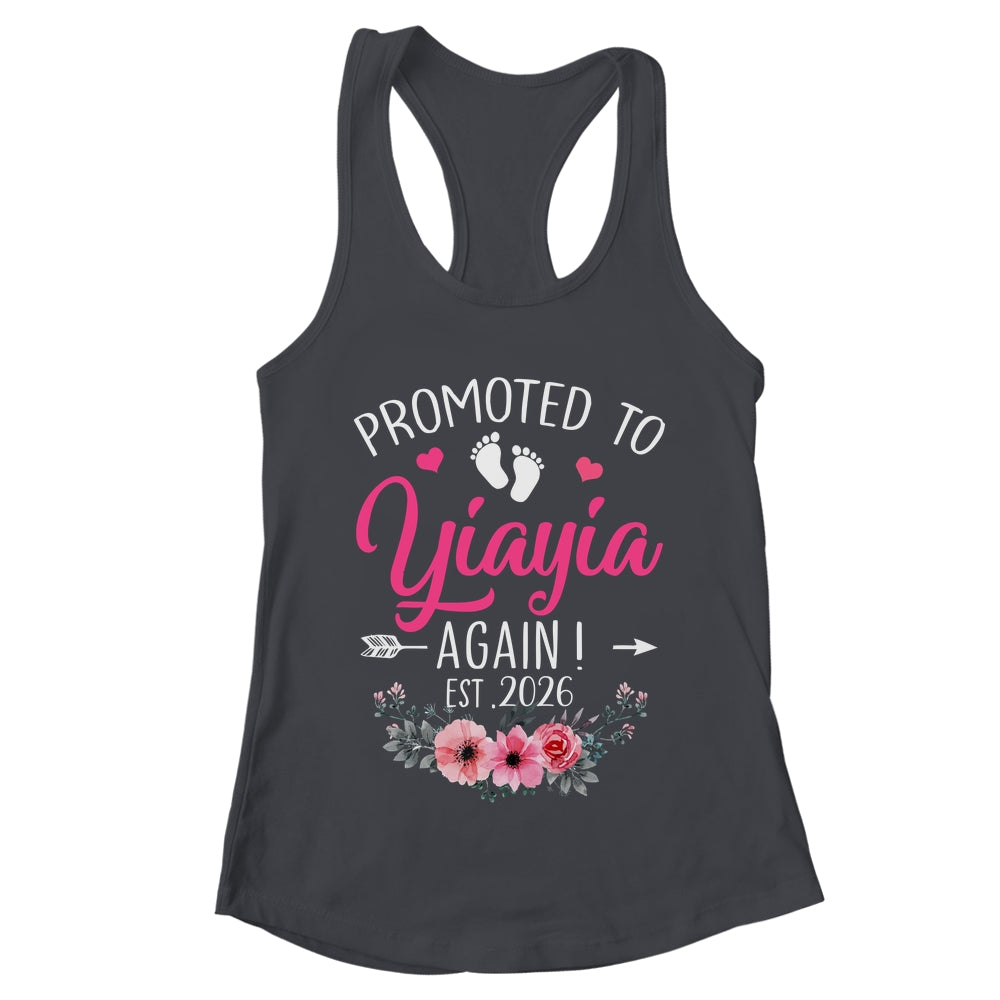 Promoted To Yiayia Again Est 2026 Mothers Day Shirt & Tank Top | teecentury