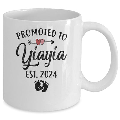 Promoted To Yiayia Est 2024 First Time Mothers Day Mug | teecentury