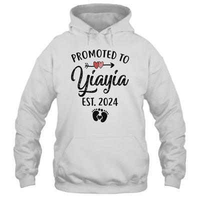 Promoted To Yiayia Est 2024 First Time Mothers Day Shirt & Tank Top | teecentury