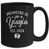 Promoted To Yiayia Est 2024 Funny First Time Mothers Day Mug | teecentury