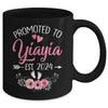 Promoted To Yiayia Est 2024 Mothers Day First Time Mug | teecentury