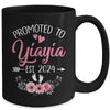 Promoted To Yiayia Est 2024 Mothers Day First Time Mug | teecentury