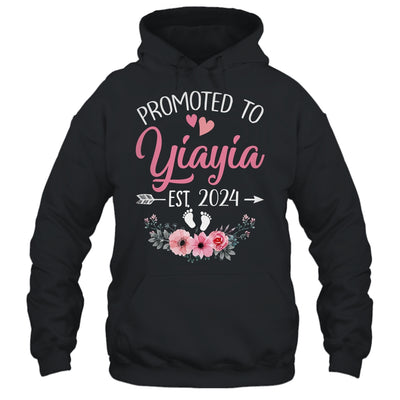 Promoted To Yiayia Est 2024 Mothers Day First Time Shirt & Tank Top | teecentury