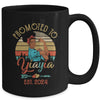 Promoted To Yiayia Est 2024 Vintage First Time Yiayia Mug | teecentury