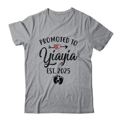 Promoted To Yiayia Est 2025 First Time Mothers Day Shirt & Tank Top | teecentury