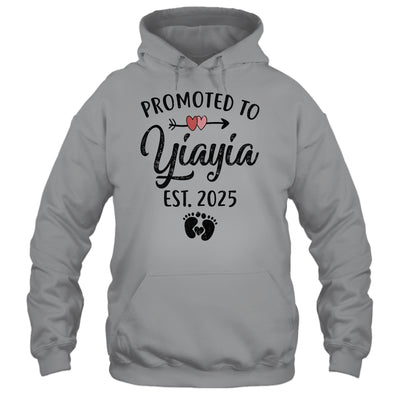 Promoted To Yiayia Est 2025 First Time Mothers Day Shirt & Tank Top | teecentury