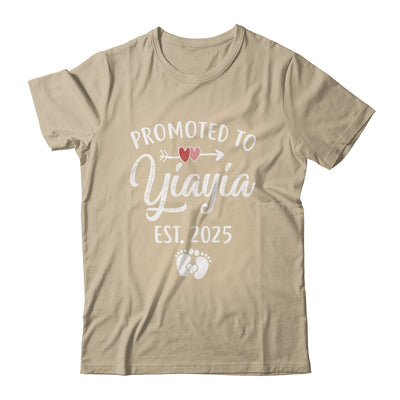 Promoted To Yiayia Est 2025 Funny First Time Mothers Day Shirt & Tank Top | teecentury