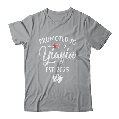 Promoted To Yiayia Est 2025 Funny First Time Mothers Day Shirt & Tank Top | teecentury