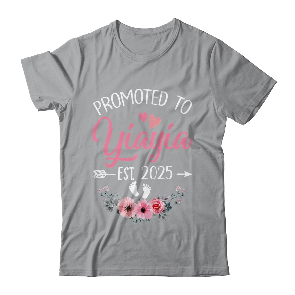 Promoted To Yiayia Est 2025 Mothers Day First Time Shirt & Tank Top | teecentury