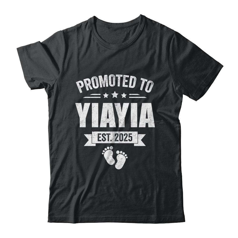 Promoted To Yiayia Est 2025 Mothers Day First Time New Shirt & Tank Top | teecentury