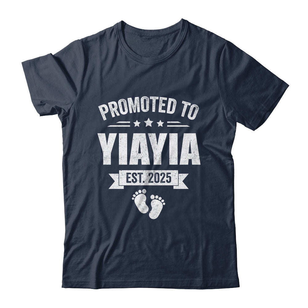 Promoted To Yiayia Est 2025 Mothers Day First Time New Shirt & Tank Top | teecentury