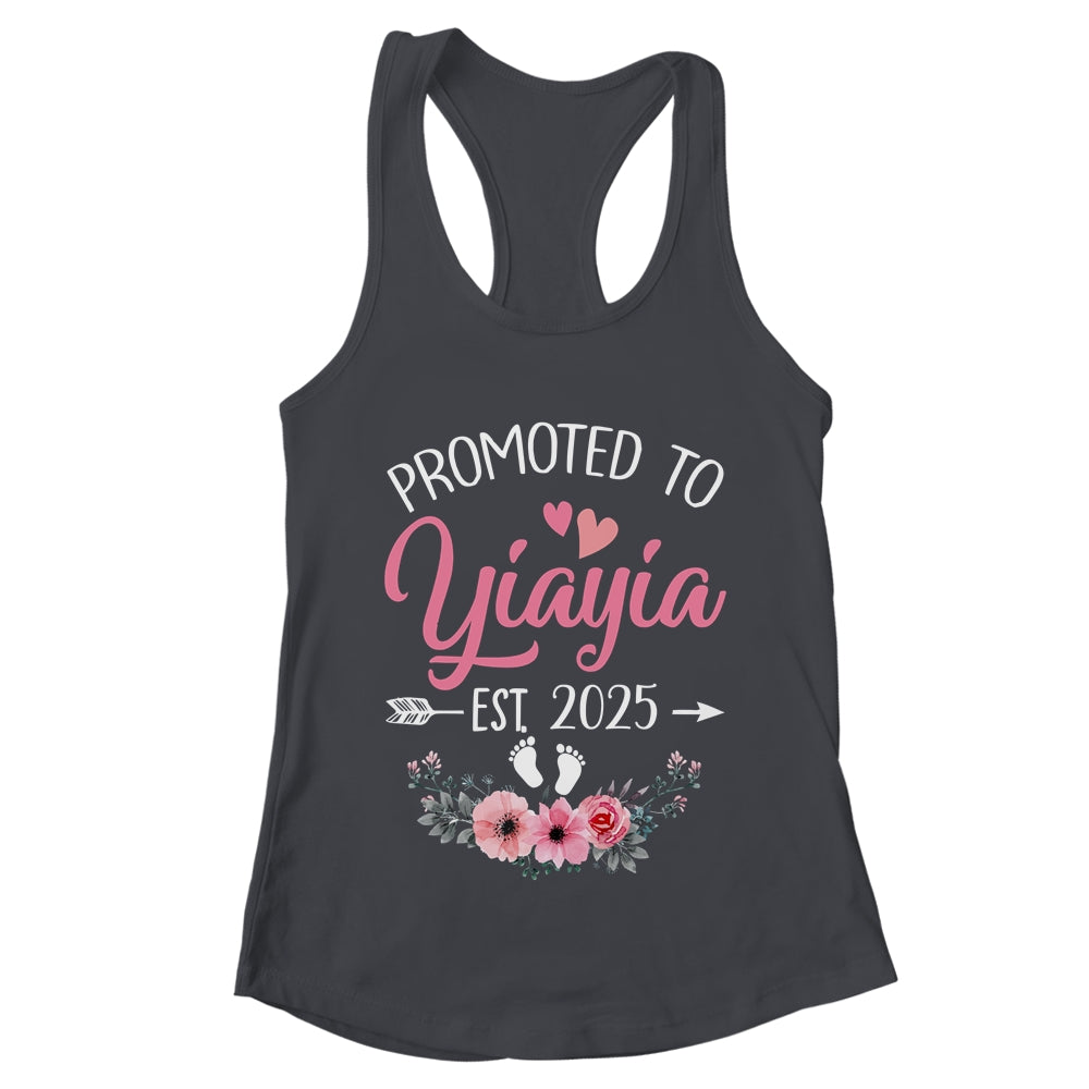 Promoted To Yiayia Est 2025 Mothers Day First Time Shirt & Tank Top | teecentury