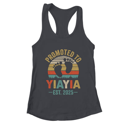 Promoted To Yiayia Est 2025 Mothers Day Vintage Shirt & Tank Top | teecentury