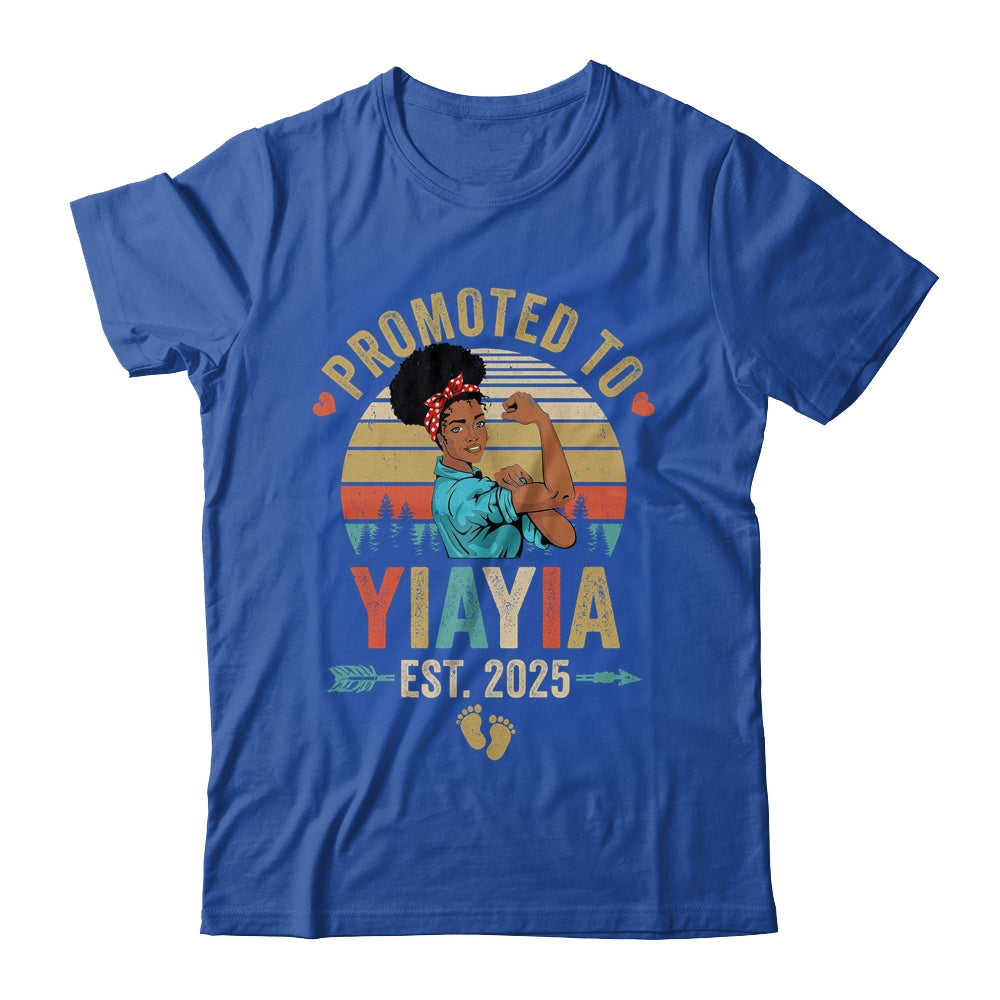 Promoted To Yiayia Est 2025 Vintage First Time Yiayia Shirt & Tank Top | teecentury