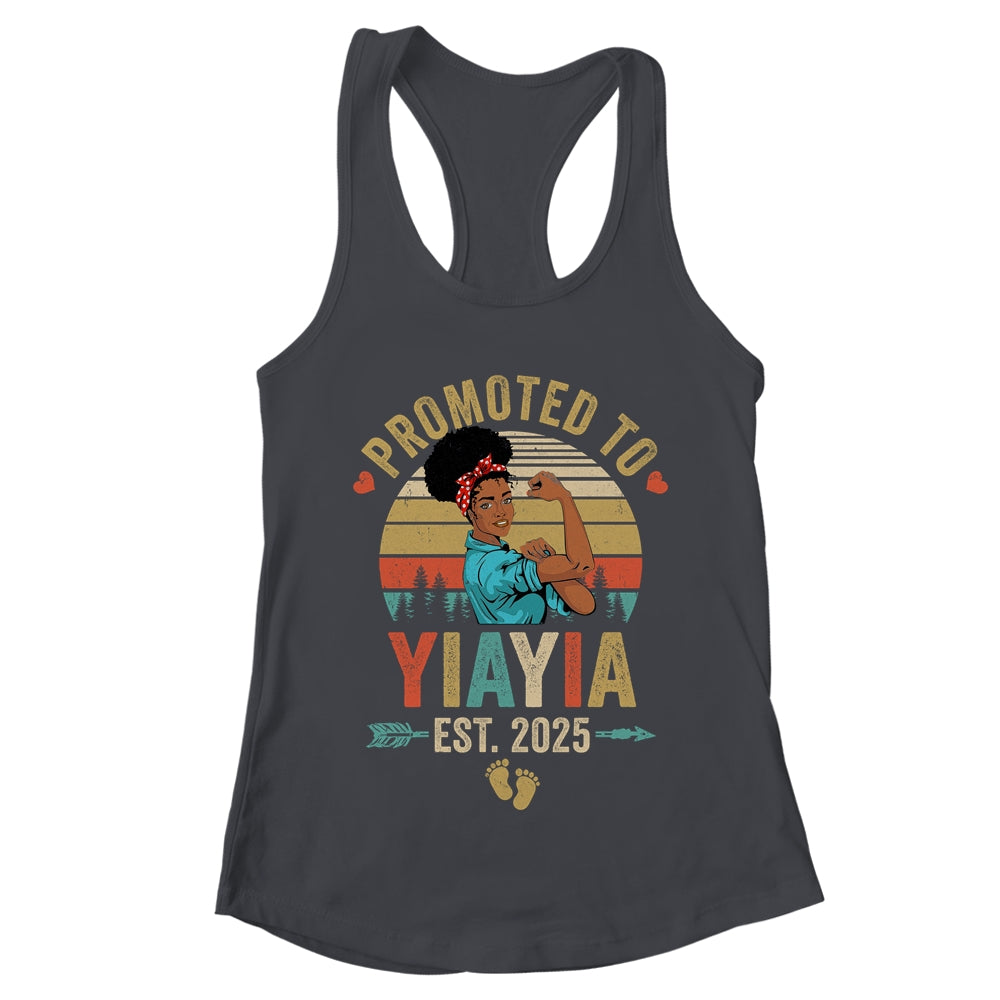 Promoted To Yiayia Est 2025 Vintage First Time Yiayia Shirt & Tank Top | teecentury