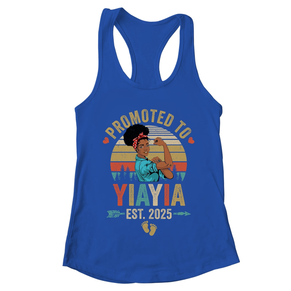Promoted To Yiayia Est 2025 Vintage First Time Yiayia Shirt & Tank Top | teecentury