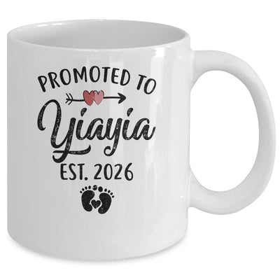 Promoted To Yiayia Est 2026 First Time Mothers Day Mug | teecentury