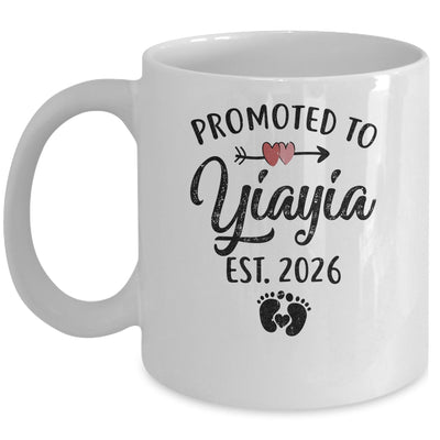 Promoted To Yiayia Est 2026 First Time Mothers Day Mug | teecentury
