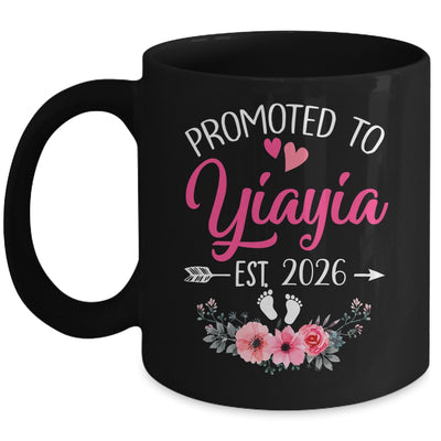 Promoted To Yiayia Est 2026 Mothers Day First Time Mug | teecentury
