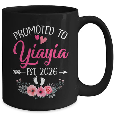 Promoted To Yiayia Est 2026 Mothers Day First Time Mug | teecentury