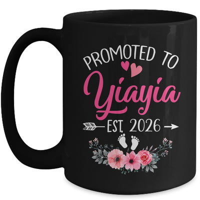 Promoted To Yiayia Est 2026 Mothers Day First Time Mug | teecentury