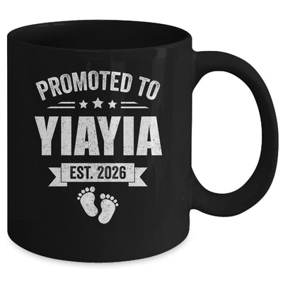 Promoted To Yiayia Est 2026 Mothers Day First Time New Mug | teecentury