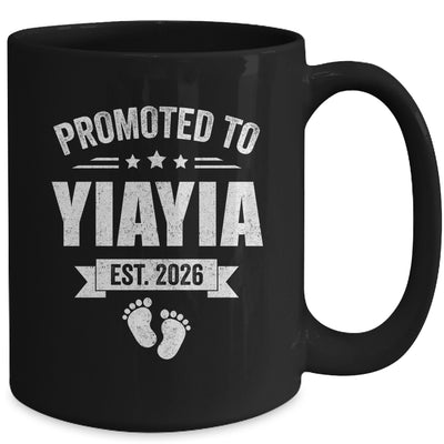 Promoted To Yiayia Est 2026 Mothers Day First Time New Mug | teecentury