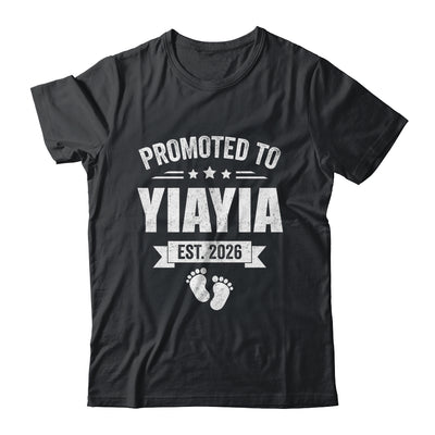 Promoted To Yiayia Est 2026 Mothers Day First Time New Shirt & Hoodie | teecentury