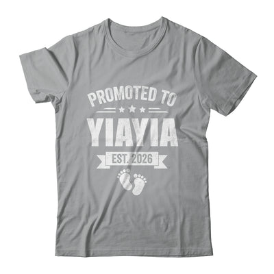 Promoted To Yiayia Est 2026 Mothers Day First Time New Shirt & Hoodie | teecentury