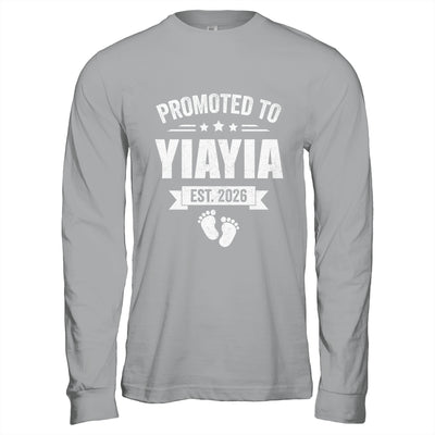 Promoted To Yiayia Est 2026 Mothers Day First Time New Shirt & Hoodie | teecentury